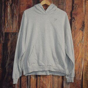 GYMSHARK Rest Day Sweats Hoodie Women's Sz XXL Gray Pullover Hoodie